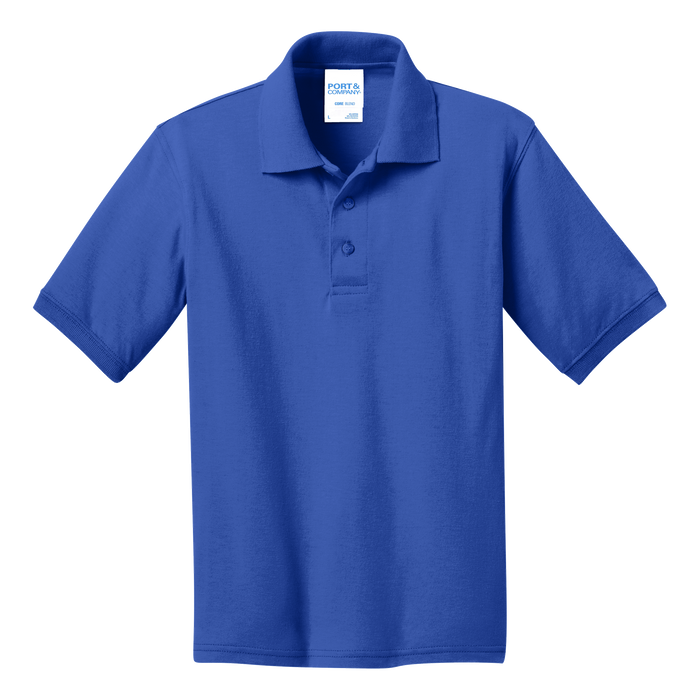 KP55Y Youth Jersey Knit Polo