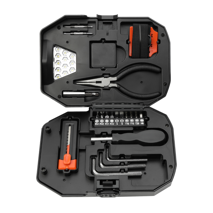1431-13 Flashlight 22 Piece Tool Set