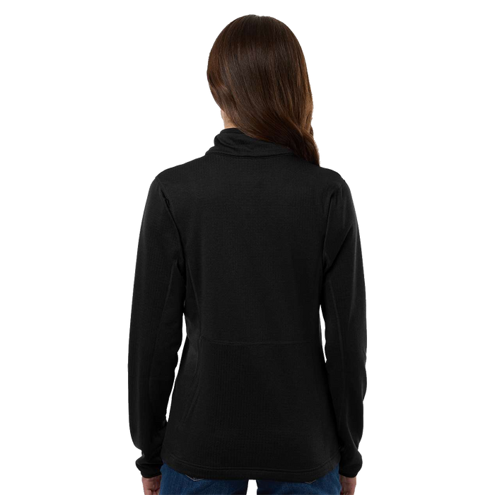 213624 Ladies Essential Hike Grid Fleece Half-Zip Pullover