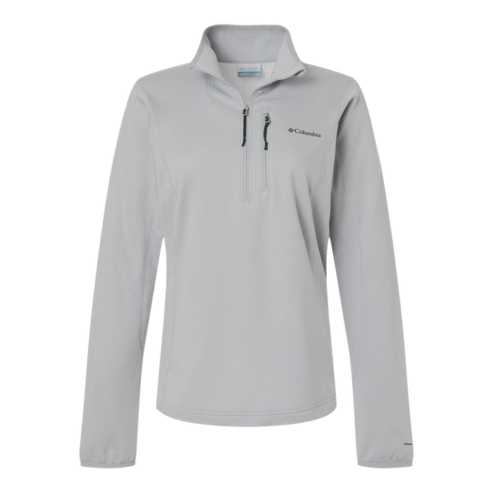 213624 Ladies Essential Hike Grid Fleece Half-Zip Pullover