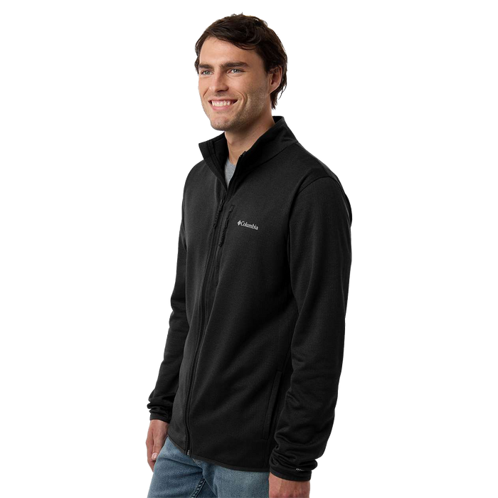 213684 Mens Essential Hike Grid Fleece Full-Zip