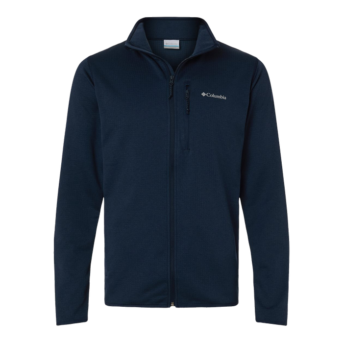 213684 Mens Essential Hike Grid Fleece Full-Zip