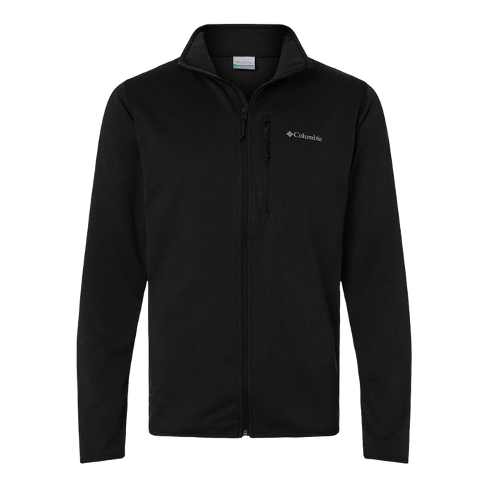 213684 Mens Essential Hike Grid Fleece Full-Zip