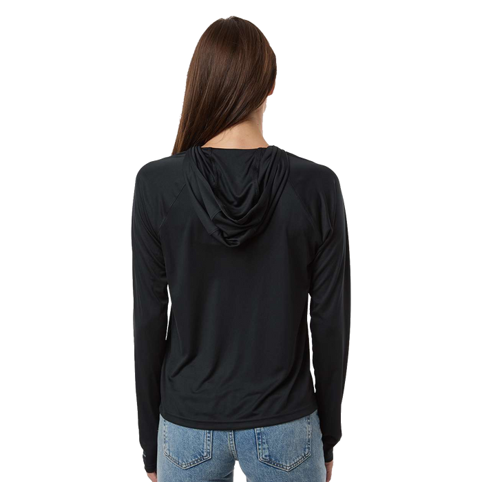 216061 Ladies PFG Tidal Tee Hooded Long Sleeve