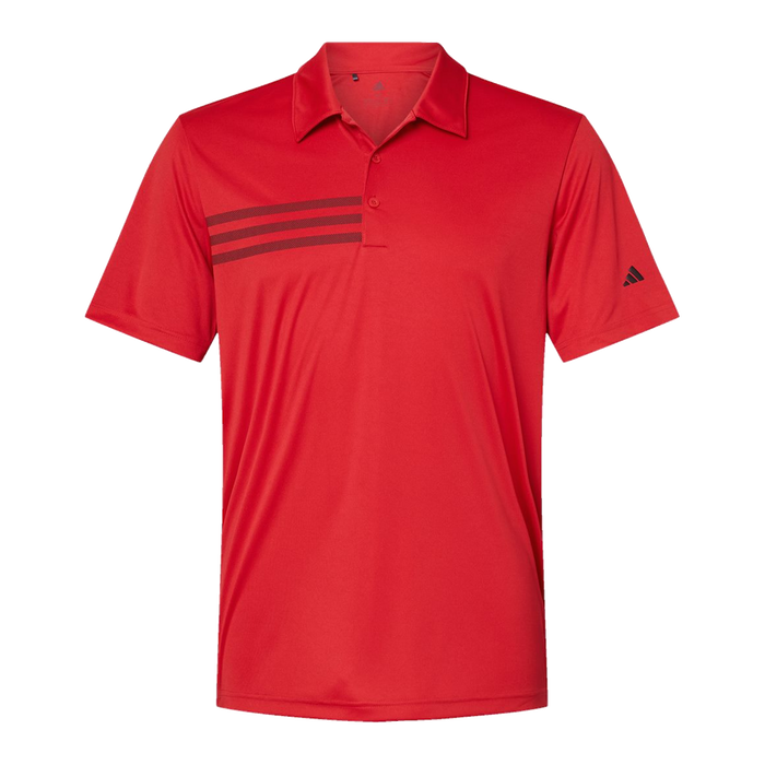 A324 Mens 3-Stripe Chest Polo