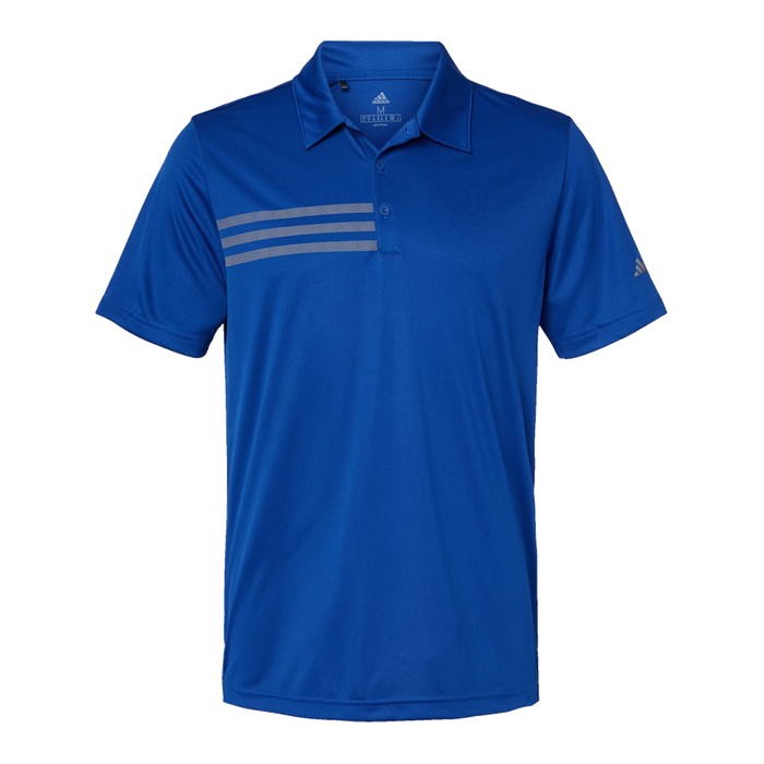 A324 Mens 3-Stripe Chest Polo