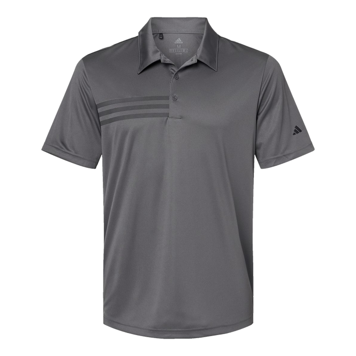 A324 Mens 3-Stripe Chest Polo