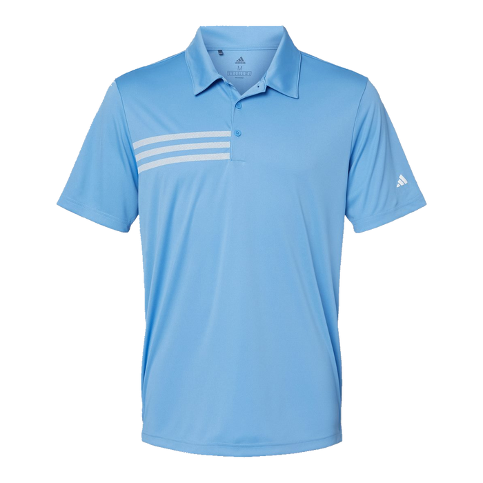 A324 Mens 3-Stripe Chest Polo