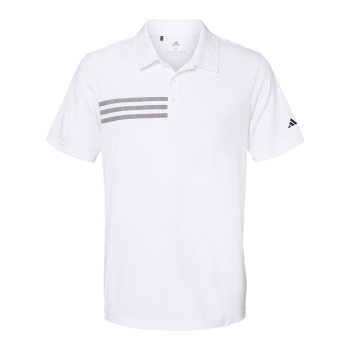 A324 Mens 3-Stripe Chest Polo