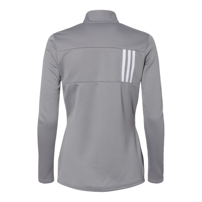 A483 Ladies 3-Stripe Double Knit Full-Zip Jacket