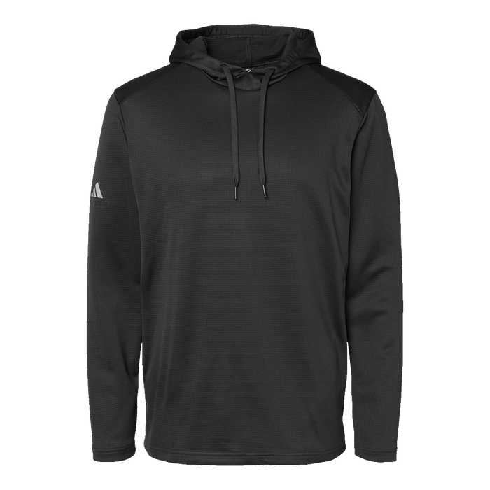 A530 Mens Textured Mixed Media Midweight Hooded Sweatshirt