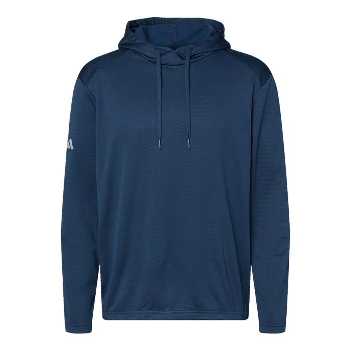 A530 Mens Textured Mixed Media Midweight Hooded Sweatshirt
