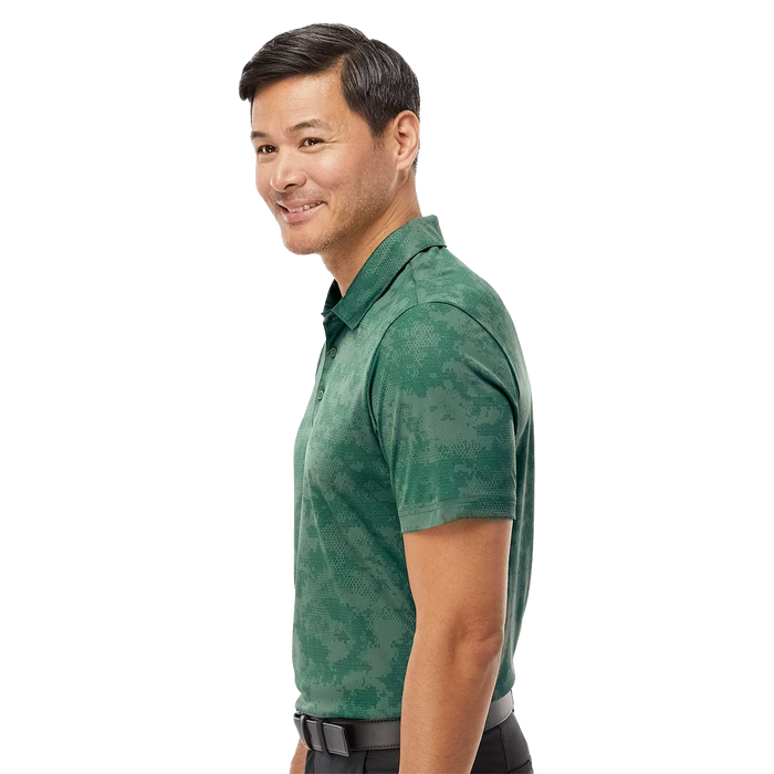 A550 Mens All Over Camo Print Polo