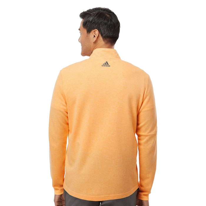 A554 Mens 3-Stripes Quarter-Zip Sweater Pullover