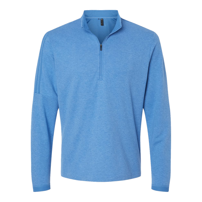 A554 Mens 3-Stripes Quarter-Zip Sweater Pullover