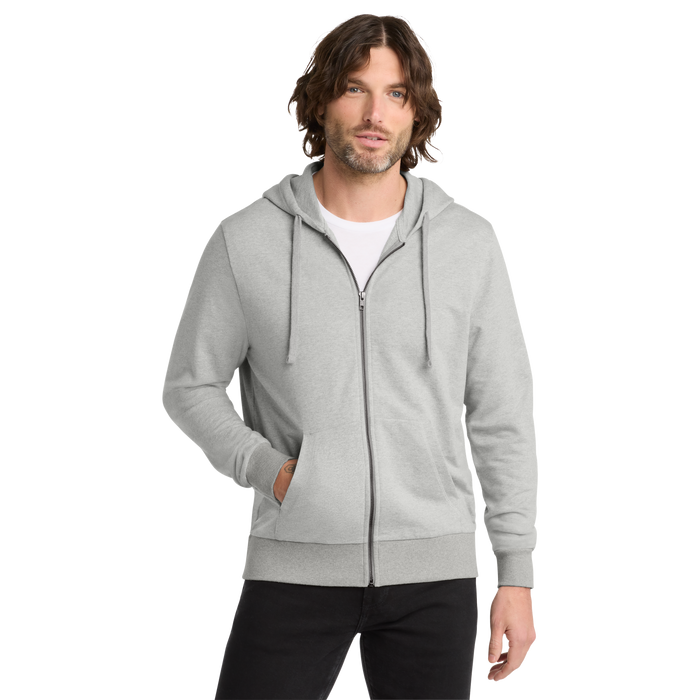 AL4002 Organic French Terry Full-Zip Hoodie