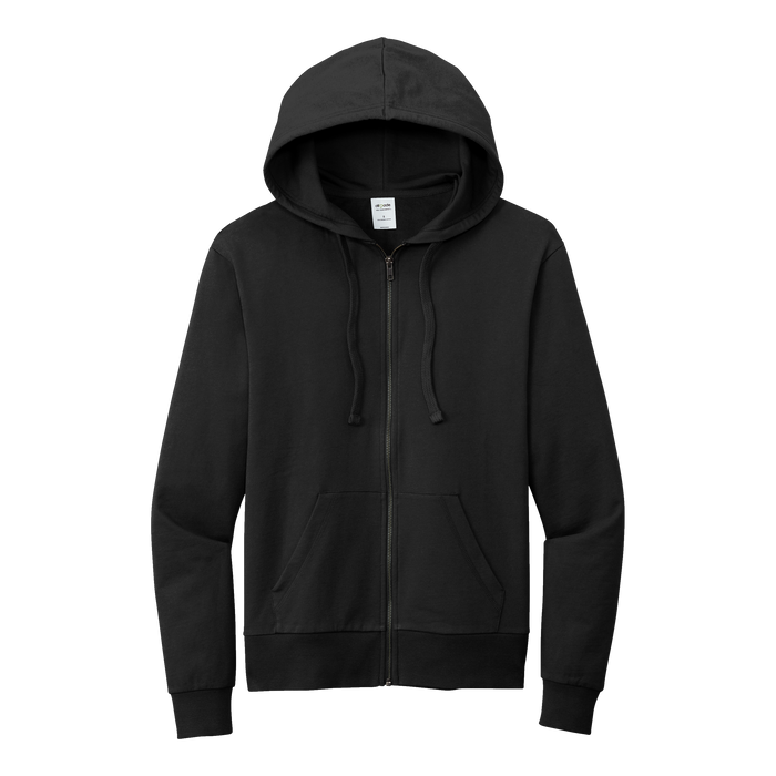 AL4002 Organic French Terry Full-Zip Hoodie