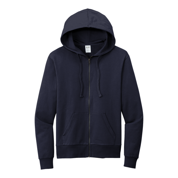 AL4002 Organic French Terry Full-Zip Hoodie
