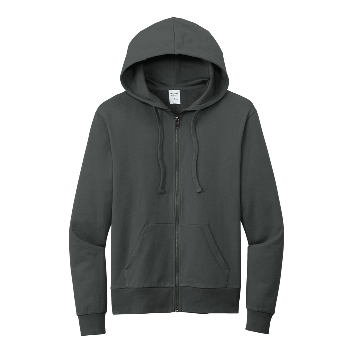 AL4002 Organic French Terry Full-Zip Hoodie