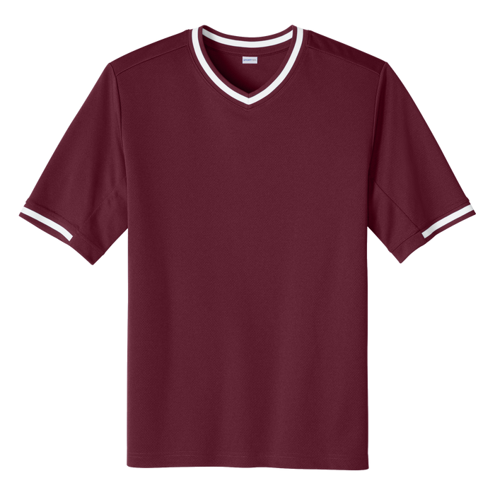 YST221 Youth Tough Mesh V-Neck Baseball Jersey