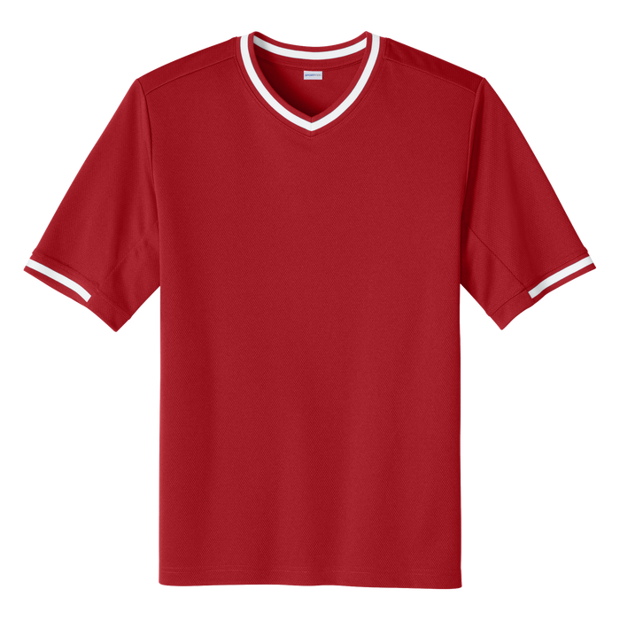 YST221 Youth Tough Mesh V-Neck Baseball Jersey