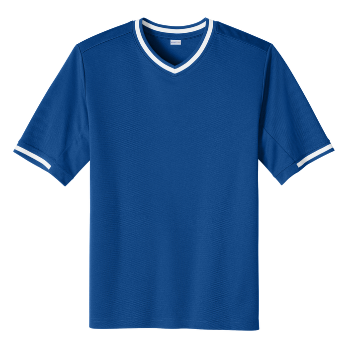 YST221 Youth Tough Mesh V-Neck Baseball Jersey