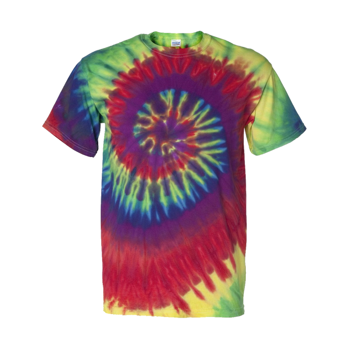 200MS Multi-Color Spiral Short Sleeve T-shirt