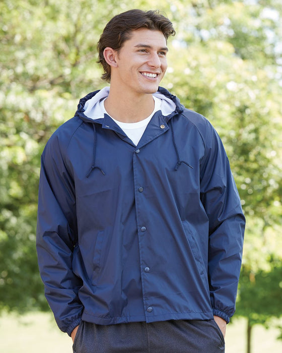 3102 Hooded Coaches Jacket