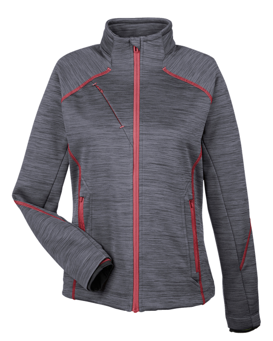 78697 Ladies Sport Red Flux Melange Bonded Fleece Jacket — Shilling Sales,  Inc
