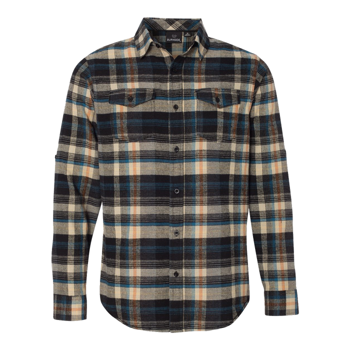 8210 Men's Yarn-Dyed Long Sleeve Flannel Shirt