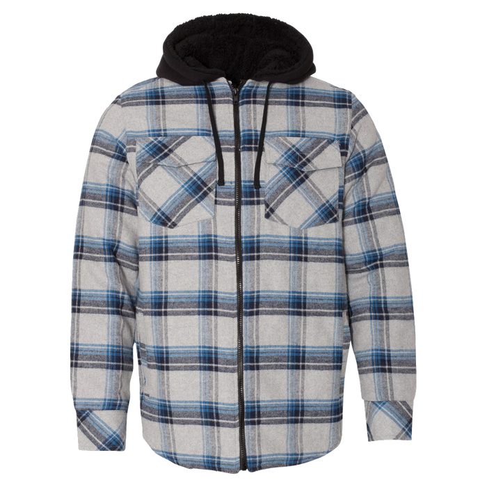 8620 Quilted Flannel Hooded Jacket — Shilling Sales, Inc