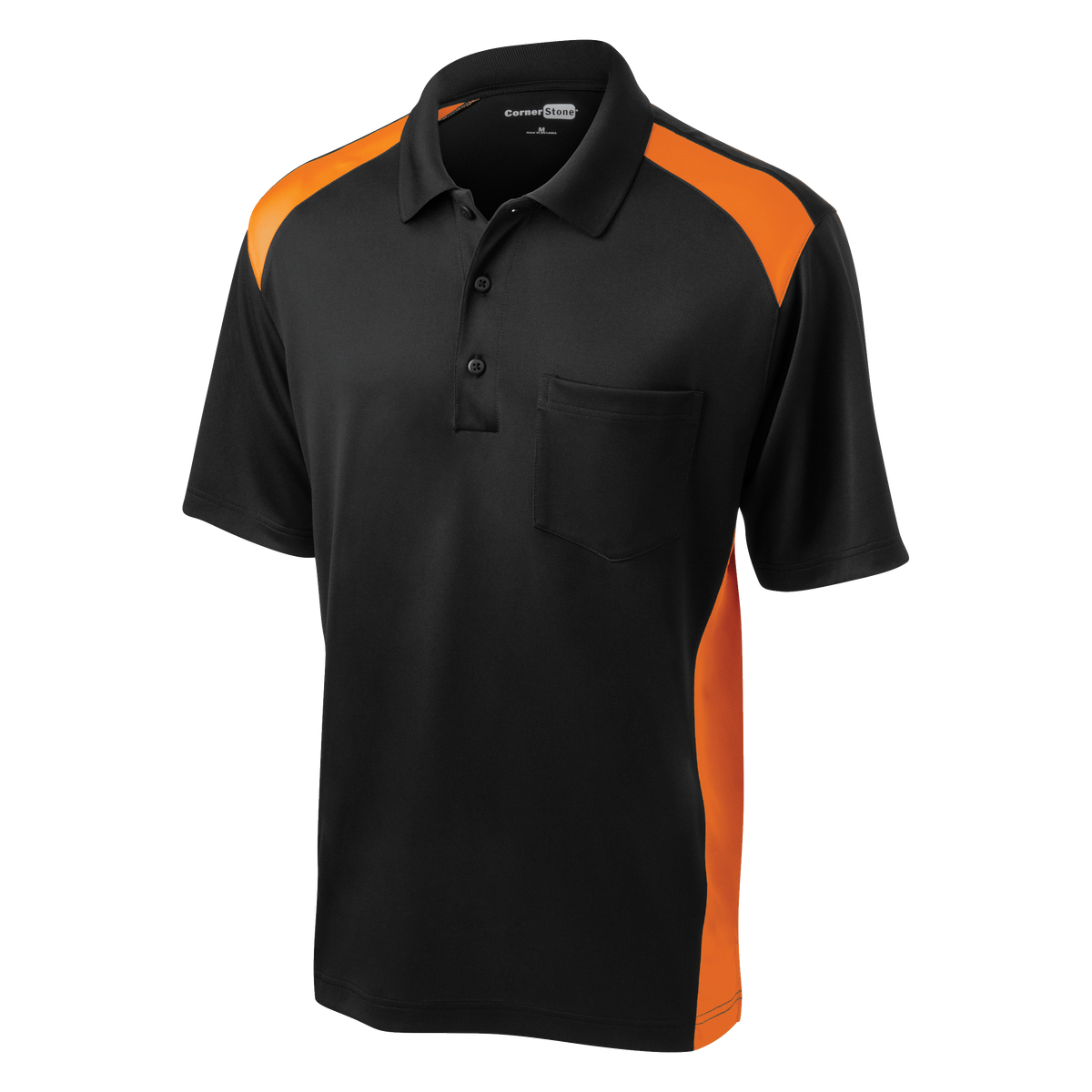 CS416 Men's Snag-Proof Two Way Colorblock Pocket Polo — Shilling