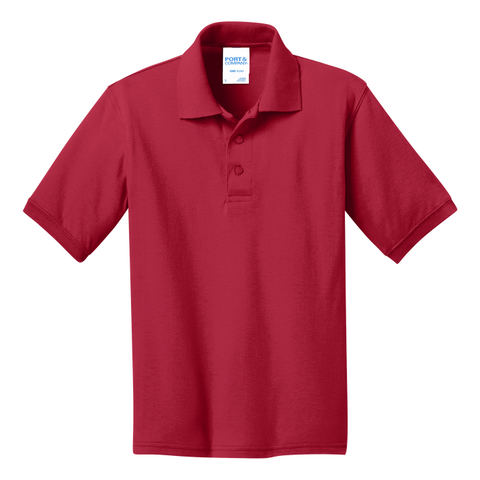 KP55Y Youth Jersey Knit Polo
