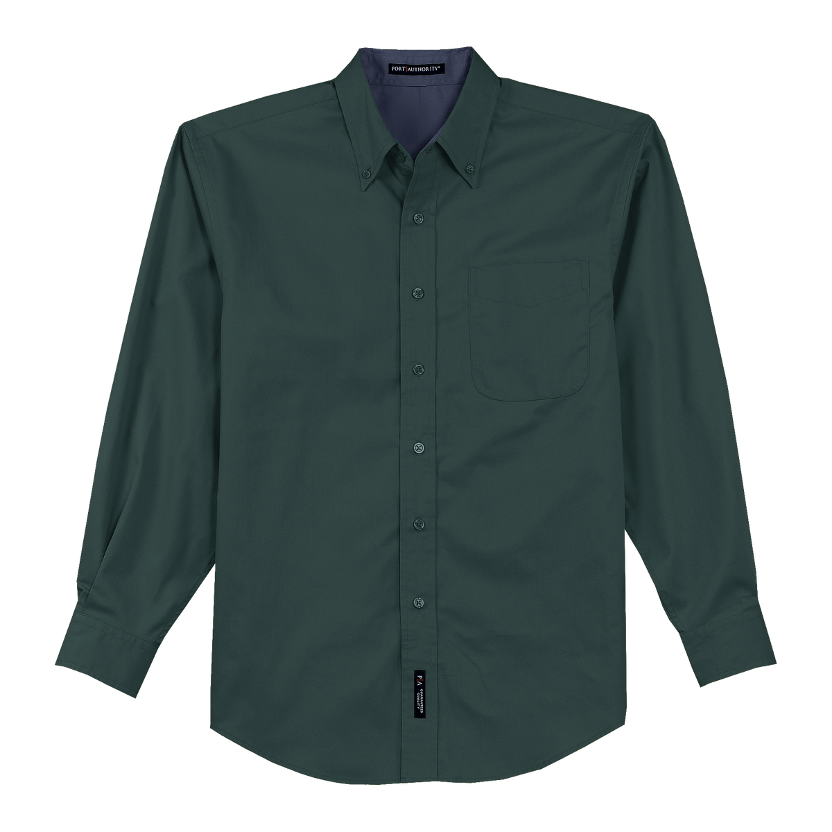 slim fit dress slacks Hisdern Men's Long Sleeve Green Shinny Shirt Comfort Fit for Party L main image 0